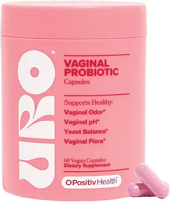 URO pH Balance Vaginal Probiotics - 60 Capsules