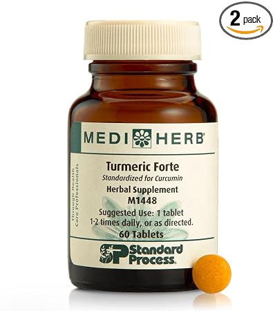 MediHerb Turmeric Forte, High-Absorption Curcumin Complex, 60 Tablets