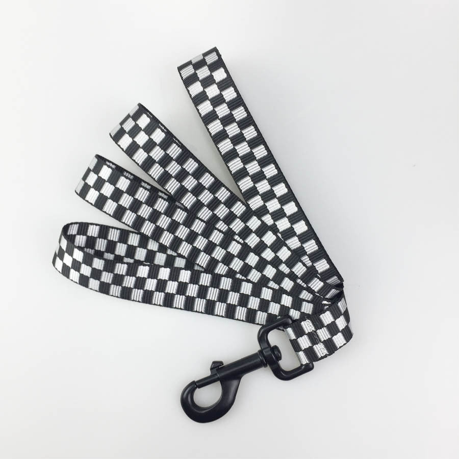 checkered pet dog harness