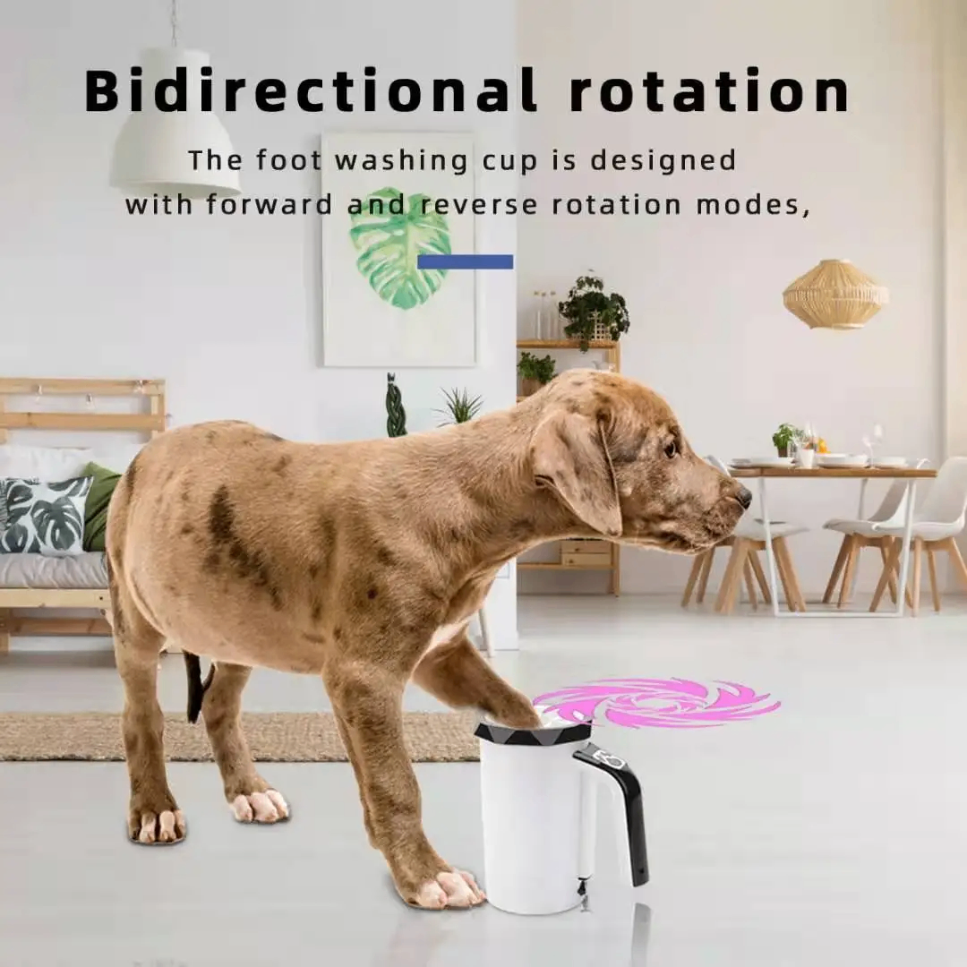 automatic dog paw cleaning cup