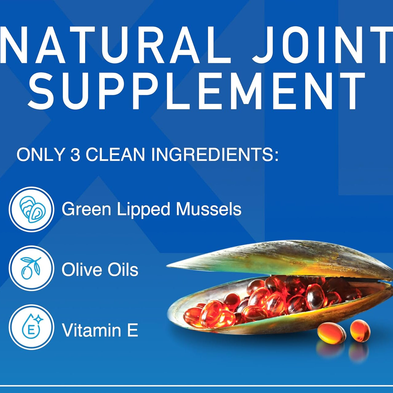 OmegaXL Joint Health Supplement – Green Lipped Mussel Oil, Drug-Free | 300 Count Softgels