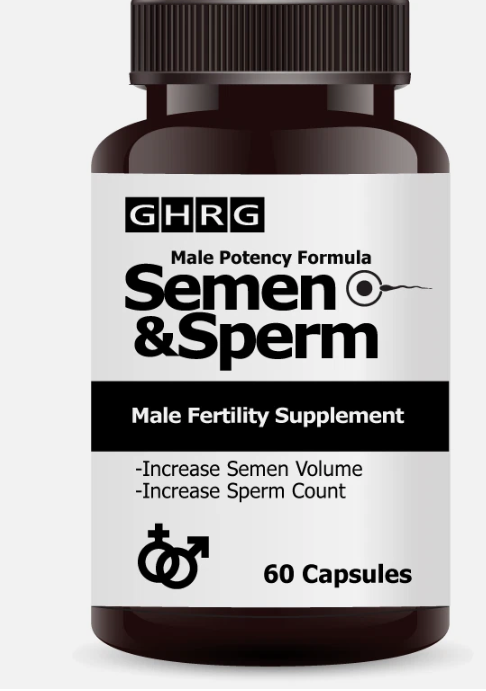 Semen & Sperm, Male Fertility Supplement, Increase Semen Volume, Sperm Count