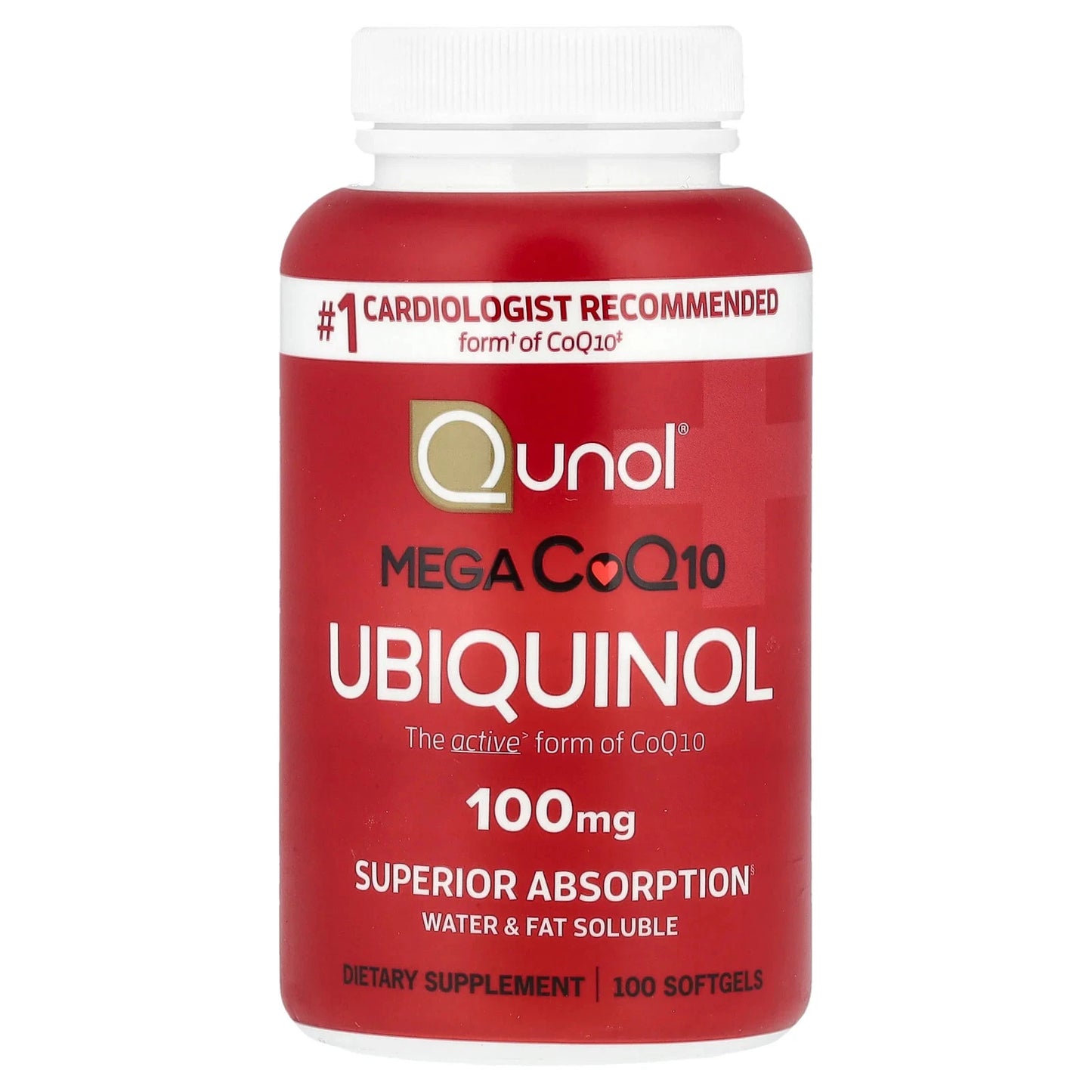 Mega CoQ10 Ubiquinol, 100 Softgels