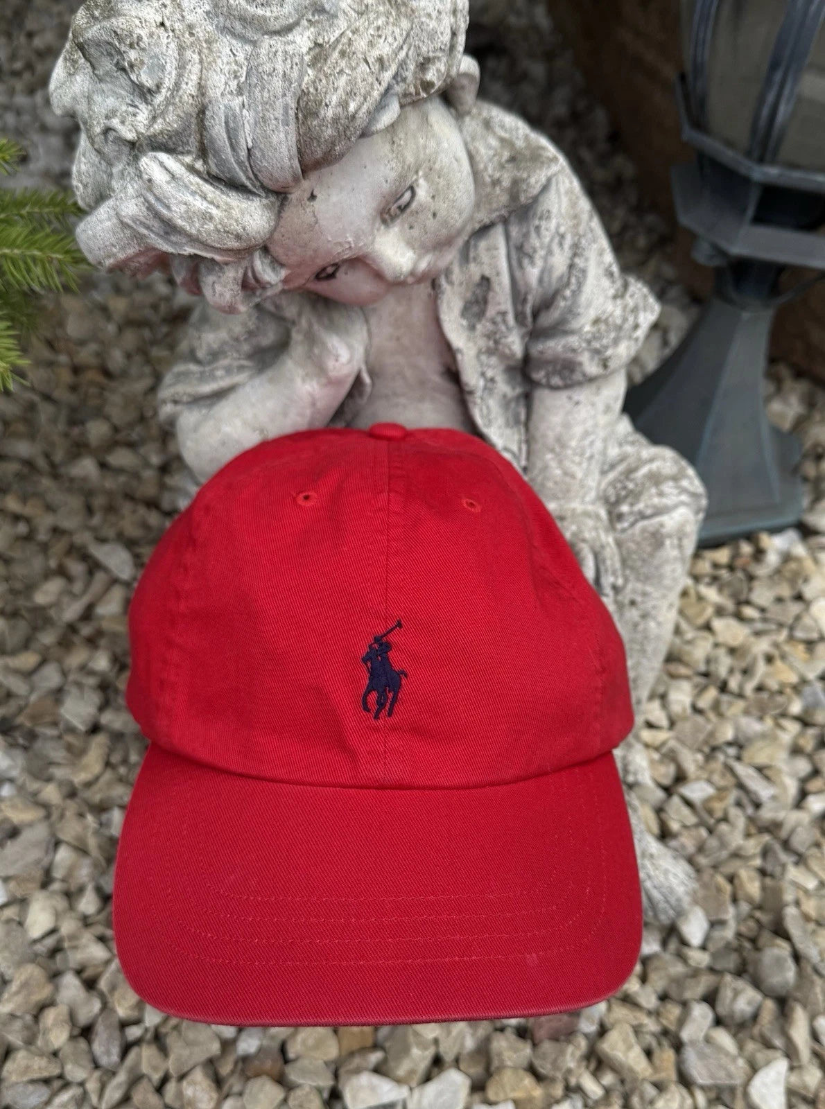 Polo Ralph Lauren Men's Classic Cotton Chino Baseball Cap – Red, One Size