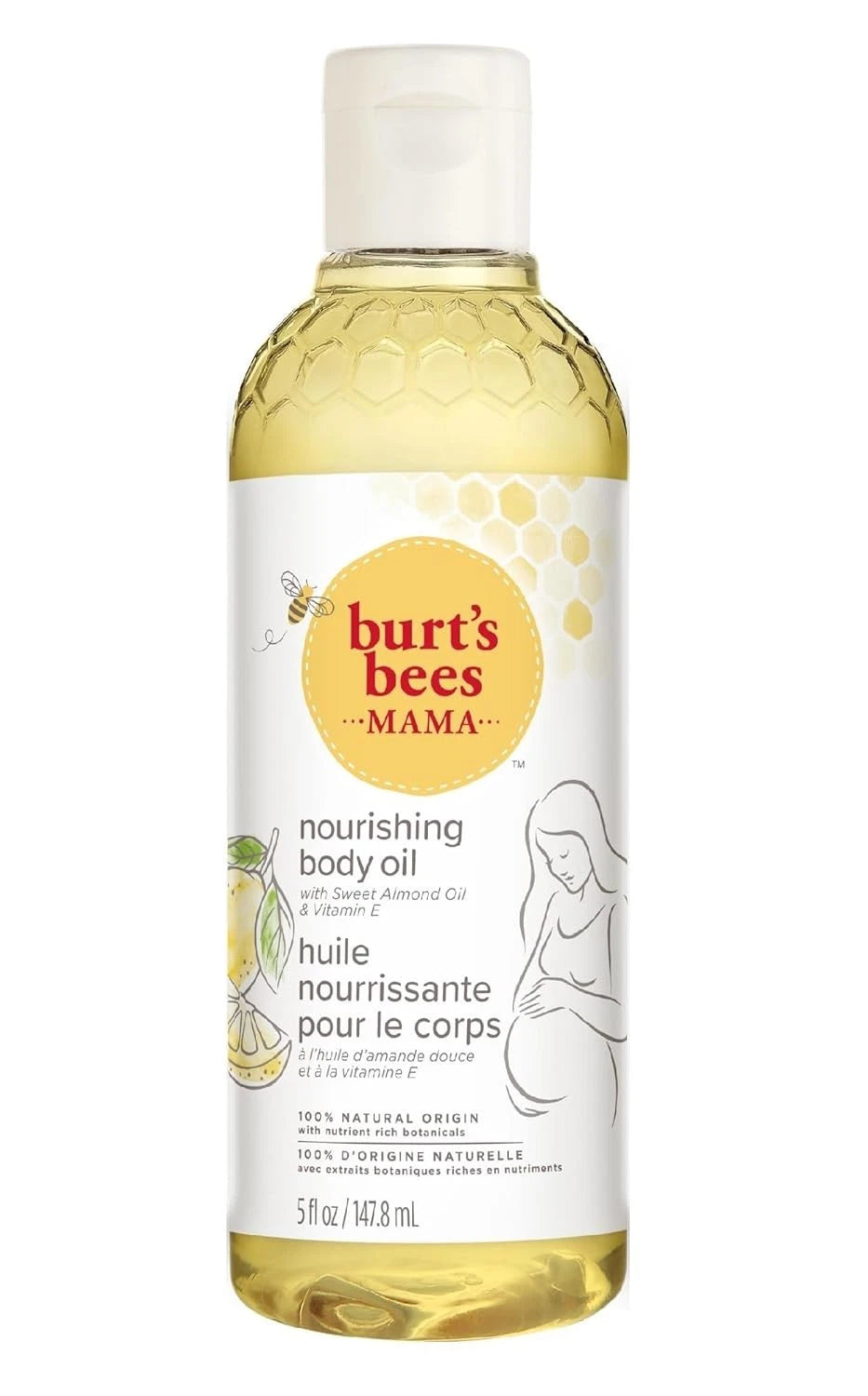 Burt's Bees Mama Bee Nourishing Body Oil 5oz – Pregnancy Skin Care
