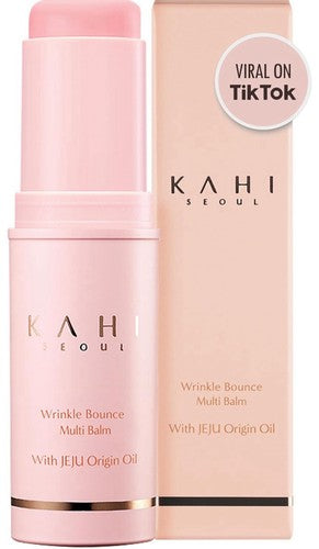 KAHI Wrinkle Bounce Multi Balm, 9g – Instant Wrinkle Care Facial Serum Stick, Korean Skincare