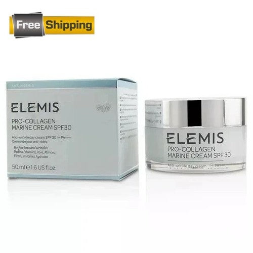 Elemis Pro-Collagen Marine Cream SPF 30 - Anti-Aging Moisturizer with Sun Protection | 1.6 oz / 50mL