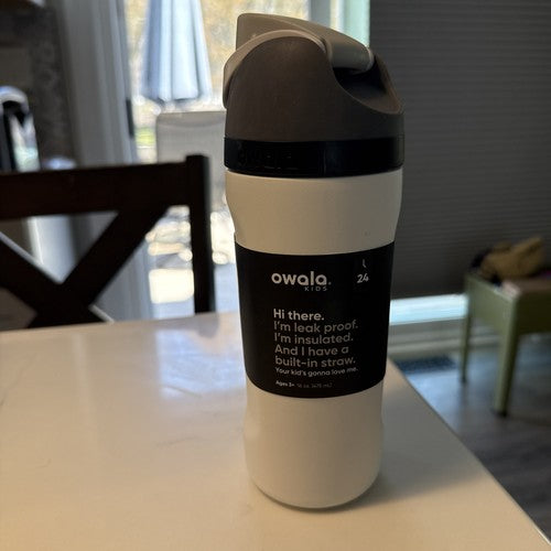 Owala FreeSip Insulated Stainless Steel Water Bottle, 32 oz Sleek