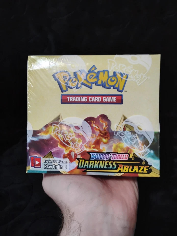 Pokemon TCG Sword & Shield Darkness Ablaze Booster Box 36 Packs – English Edition Trading Cards