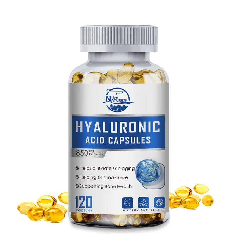Hyaluronic Acid Capsules – Anti-Aging Skin Hydration & Joint Support Supplement