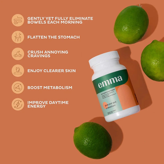 Emma 60 Capsules – Energy Support, Digestive & Gut Health, Metabolism Booster, Antioxidant Formula