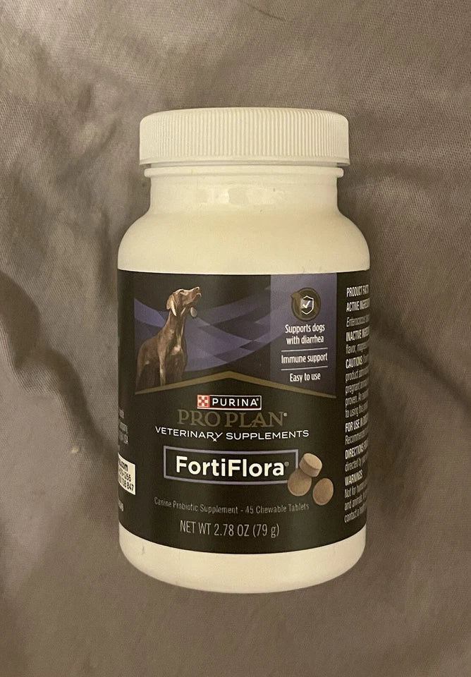 Purina FortiFlora Chewable Dog Probiotic, 45 Tablets