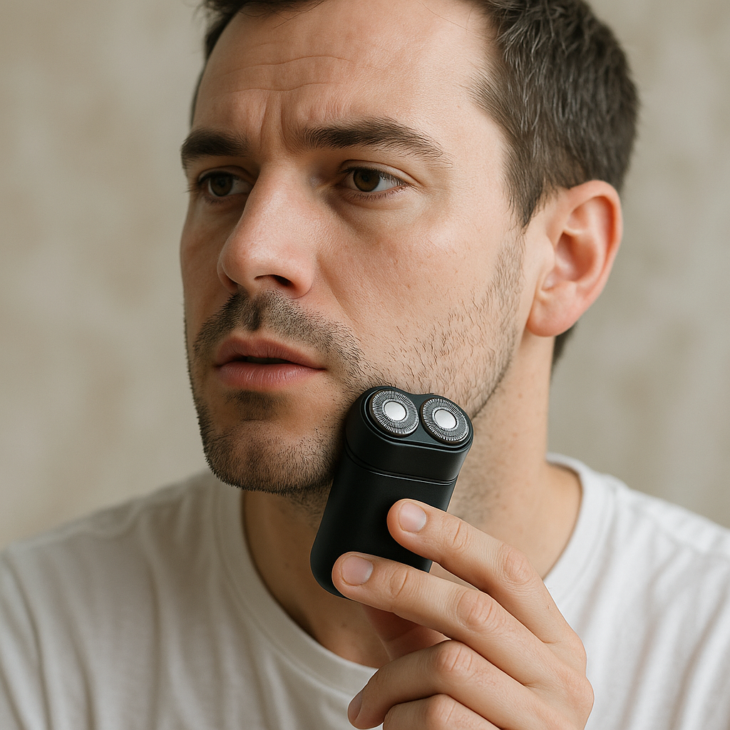 The Pocket Powerhouse: Unveiling the Mini Electric Shaver with Dual Cutter Head
