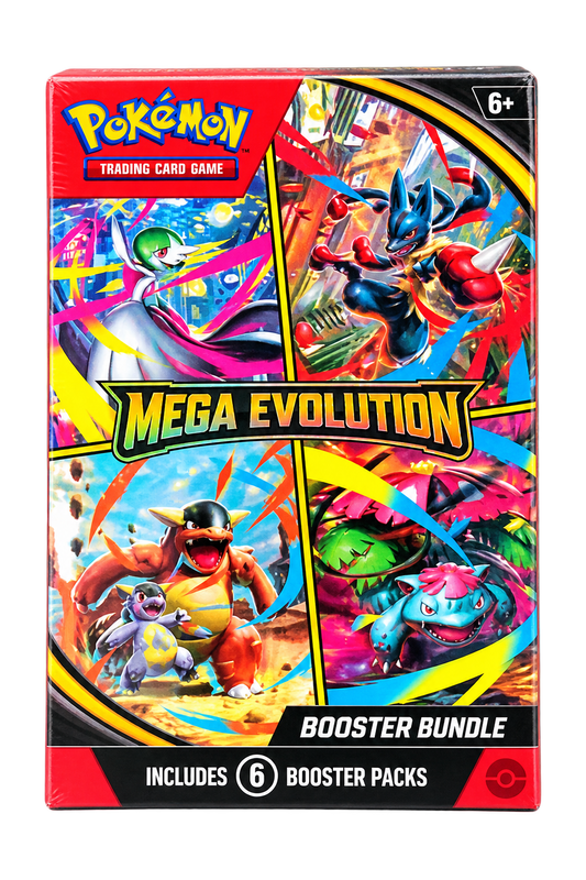 Pokémon TCG Mega Evolution Booster Bundle – 6 Booster Packs
