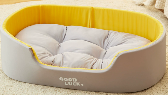 washable dog bed with removable cover
