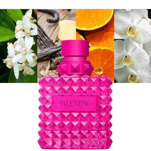 Valentino Donna Born in Roma Pink PP Eau de Parfum Spray for Women, 3.4 fl oz