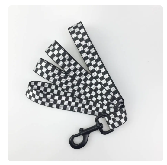 checkered pet dog harness