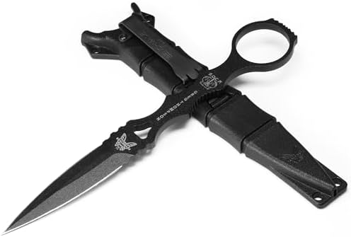 Benchmade SOCP Dagger 176BKSN, 440C Serrated Double-Edge Blade – Sand Sheath