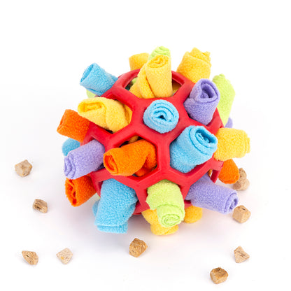 sniff and snack puzzle ball for dogs