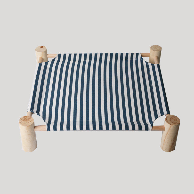 washable solid wood dog bed