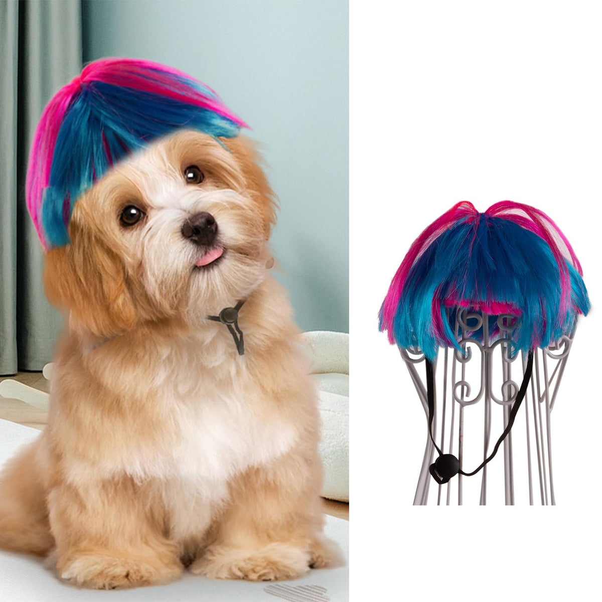 pet dog wig costume