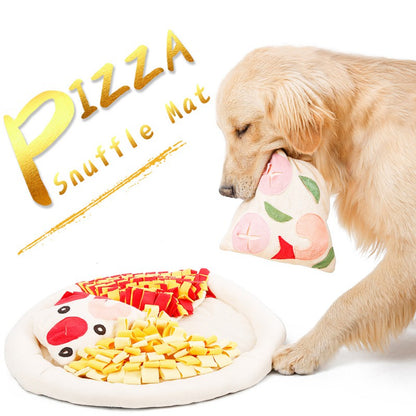 dog pizza sniffing mat