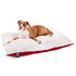 36x48 Red Rectangle Pet Dog Bed By Majestic