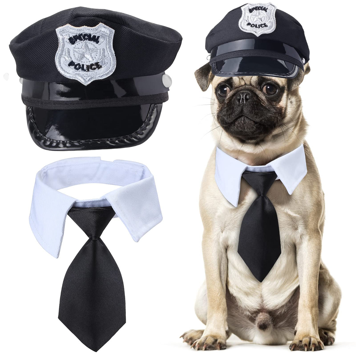 yewong 2 pieces pet police costume
