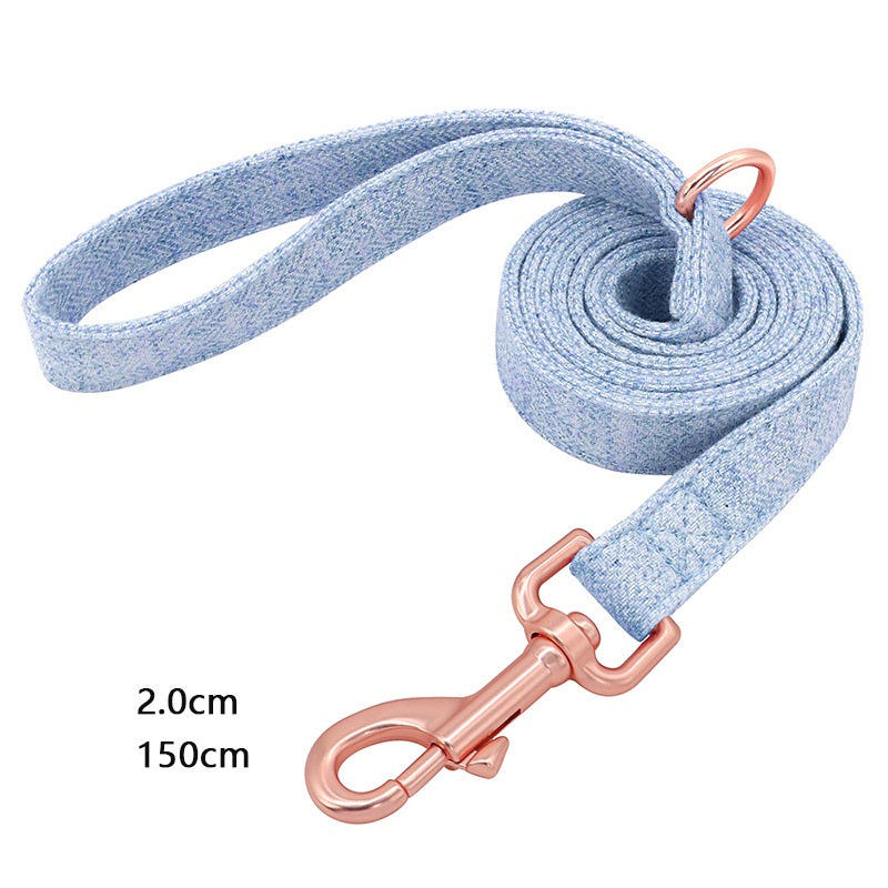 Engraved Pet Dog Collar with Anti-Lost Leash Supplies