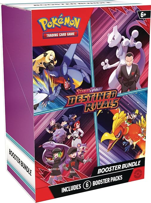 Pokemon TCG: Scarlet & Violet – Destined Rivals Booster Bundle (6 Packs)