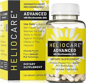 Heliocare Advanced Niacin B3 Supplement – 240mg Fernblock PLE | 120 Capsules