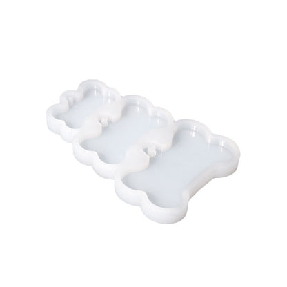 diy silicone dog bone keychain mold