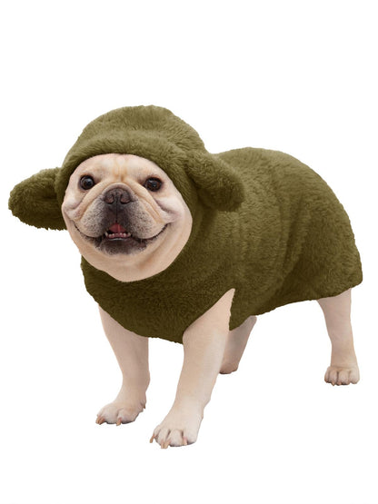 Haloumoning Pet Dog Clothes Cute Bear Fleece
