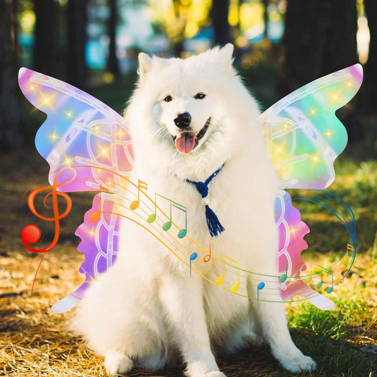 Pet Glowing Wings Pet Electric Fairy Wings
