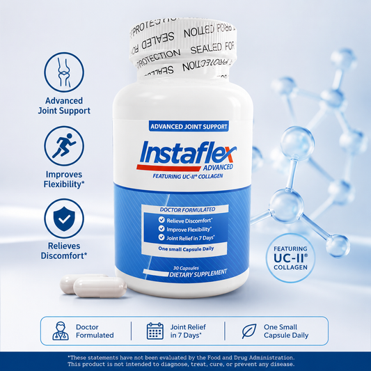 Instaflex Advanced Joint Support Supplement  Collagen Formula for Flexibility, Mobility & Joint Comfort – 30 Capsules