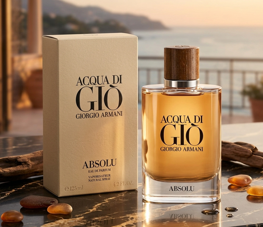 Giorgio Armani Acqua Di Gio Absolu EDP Cologne Spray for Men 4.2 oz 125ml