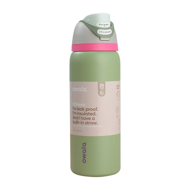 Owala FreeSip 32 oz Insulated Stainless Steel Water Bottle - Avocado