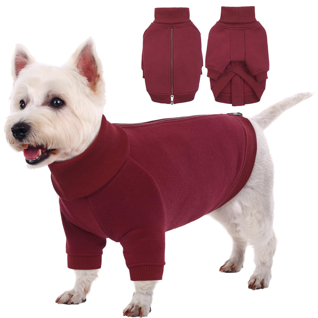 soft winter dog pullover sweatshirt