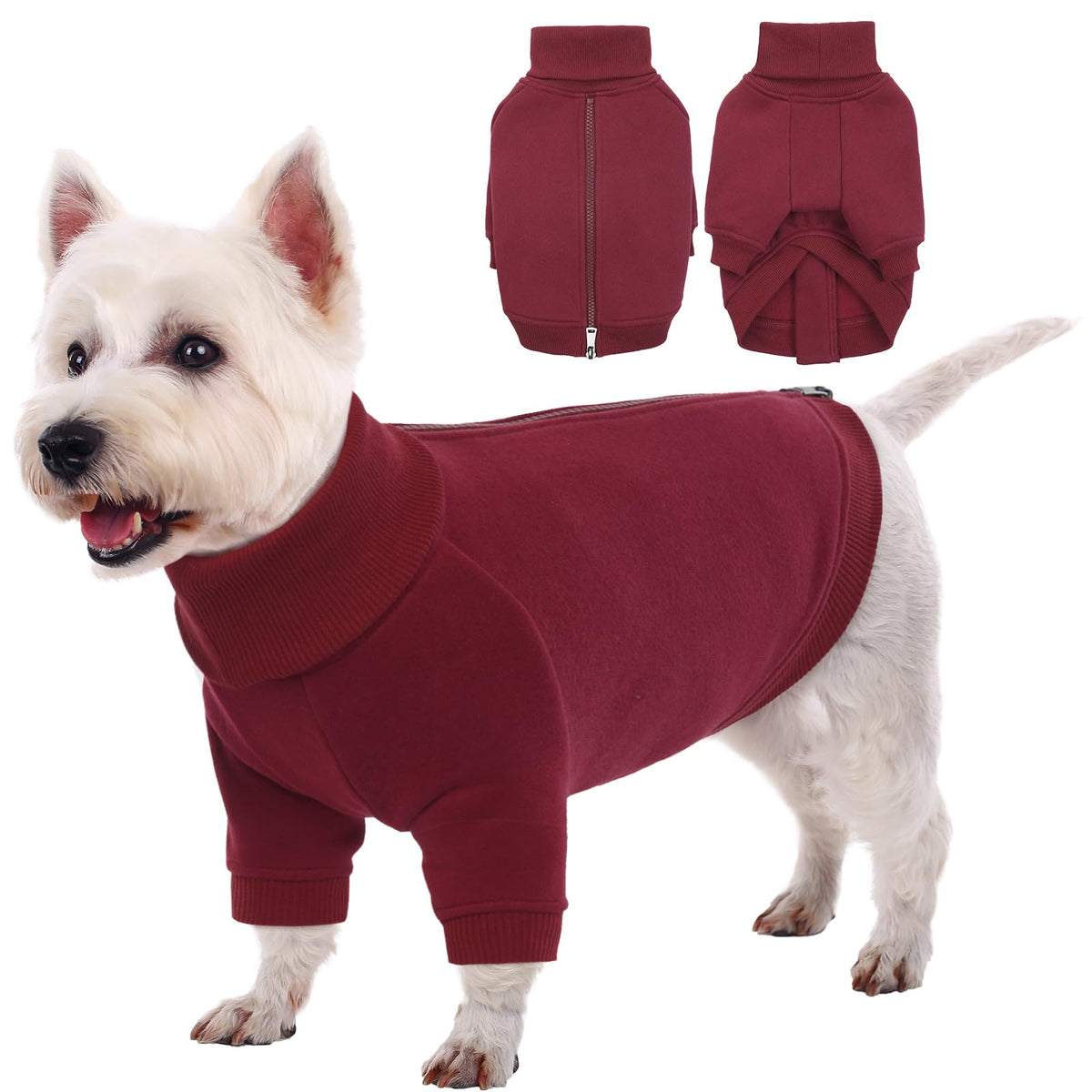 soft winter dog pullover sweatshirt