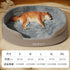 washable dog bed with removable cover