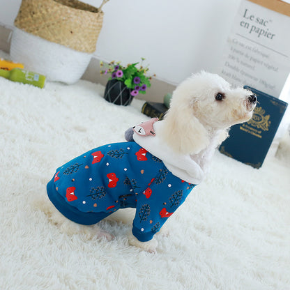 cotton fleece dog hoodie