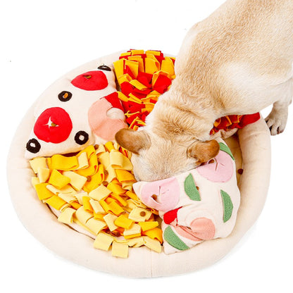 dog pizza sniffing mat