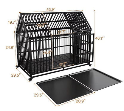 indestructible 54 inch dog crate