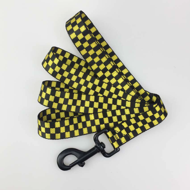 checkered pet dog harness