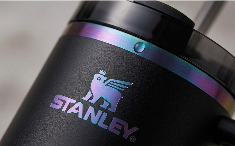 Stanley 40oz Quencher H2.0 FlowState Tumbler - Limited Edition Black Chroma