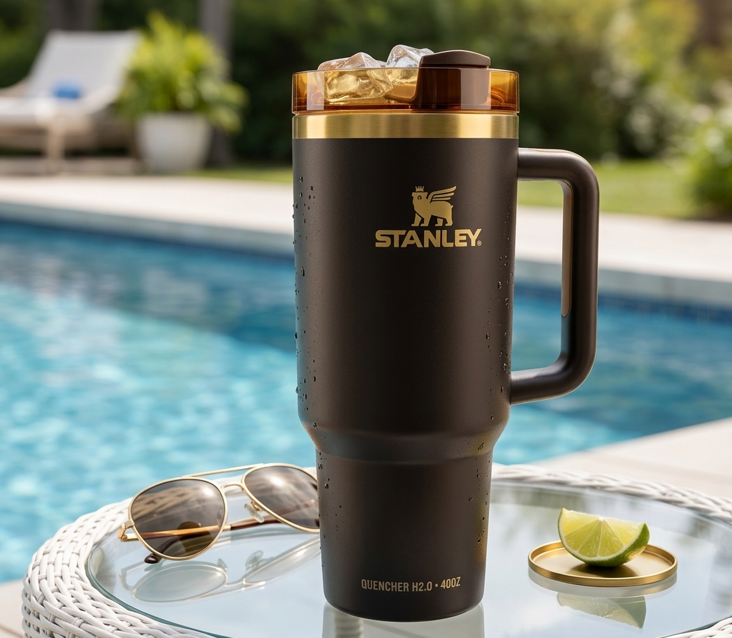 Stanley 40oz Quencher H2.0 FlowState Tumbler - Chocolate Gold