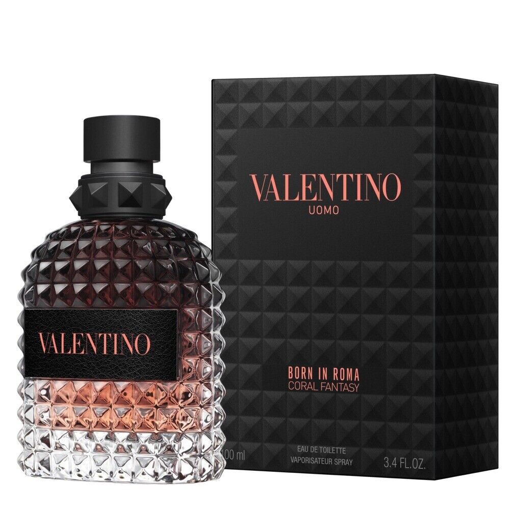 Valentino Uomo Born in Roma Coral Fantasy Eau de Toilette Spray for Men, 3.4 fl oz