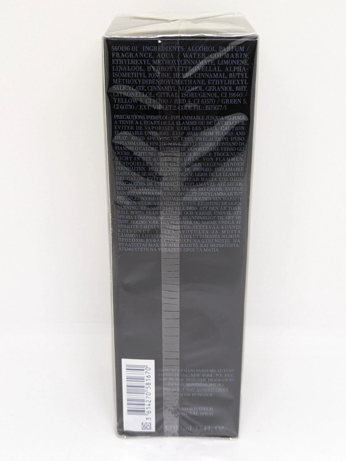 Giorgio Armani Code Profumo Parfum Pour Homme 3.7 oz / 110ml Sealed Genuine & Authentic Men's Fragrance