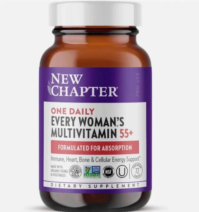 New Chapter Every Woman's One Daily 55+ Multivitamin, 72 Tablets