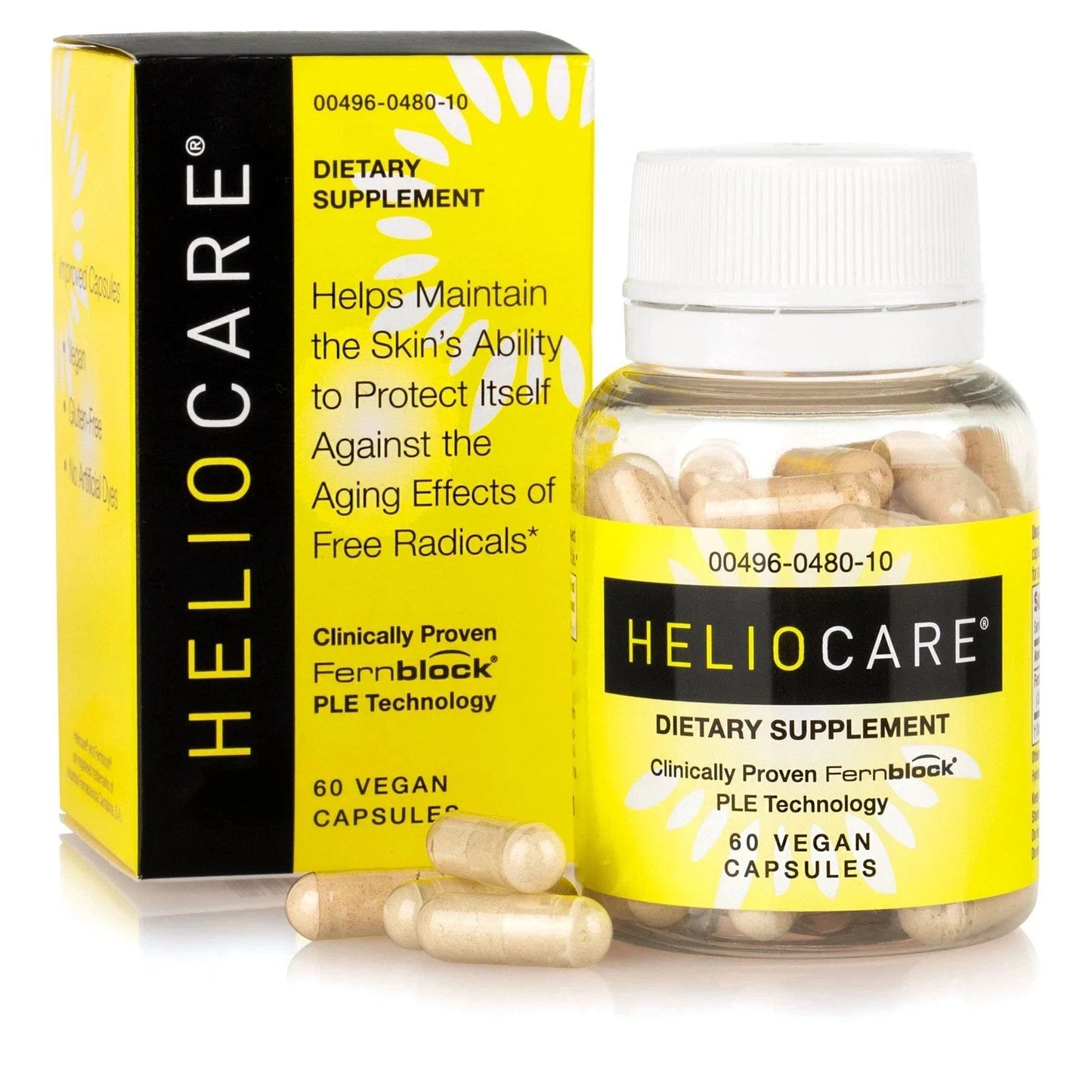 Heliocare Skin Care Dietary Supplement – Vegan Antioxidant Formula | 60 Capsules